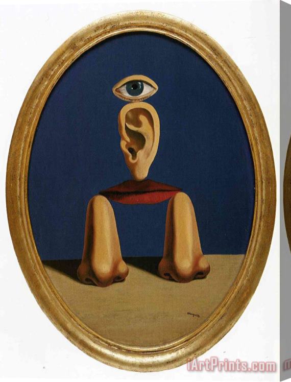 rene magritte The White Race 1937 Stretched Canvas Print / Canvas Art