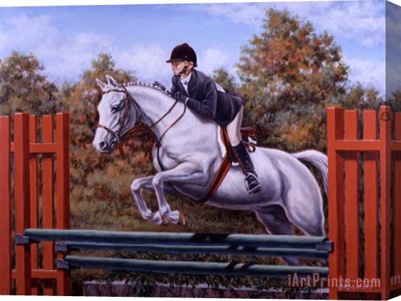 Richard De Wolfe Hunter Pony Stretched Canvas Print / Canvas Art