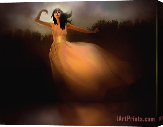 Robert Foster Lake Dancer Stretched Canvas Painting / Canvas Art
