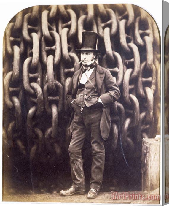Robert Howlett Isambard Kingdom Brunel And The Launching Chains of The Great Eastern Stretched Canvas Painting / Canvas Art