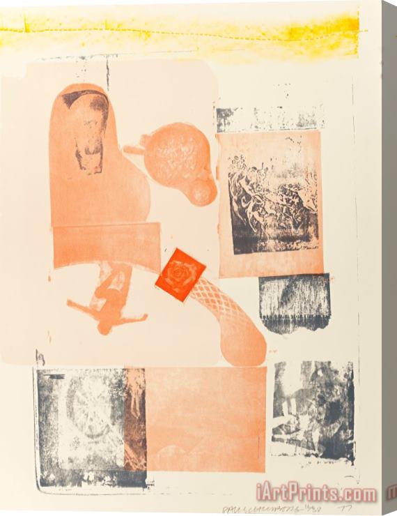 Robert Rauschenberg Romances (elysian), 1977 Stretched Canvas Print / Canvas Art