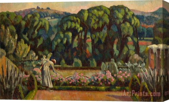 Roger Fry The Artist's Garden at Durbins, Guildford Stretched Canvas Print / Canvas Art