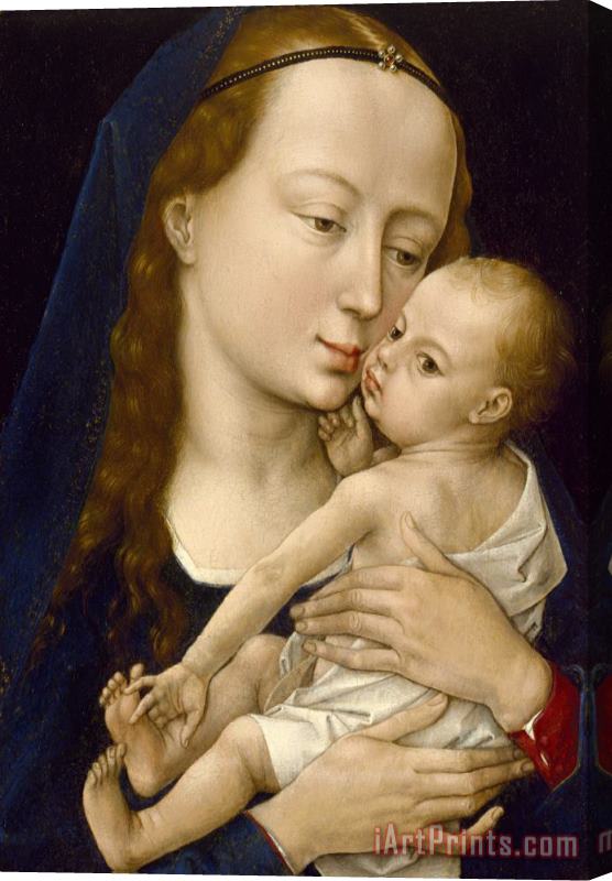 Rogier van der Weyden Virgin And Child Stretched Canvas Print / Canvas Art