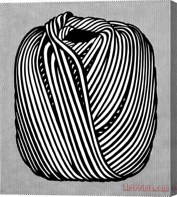 Roy Lichtenstein Ball of Twine 1963 Stretched Canvas Painting / Canvas Art