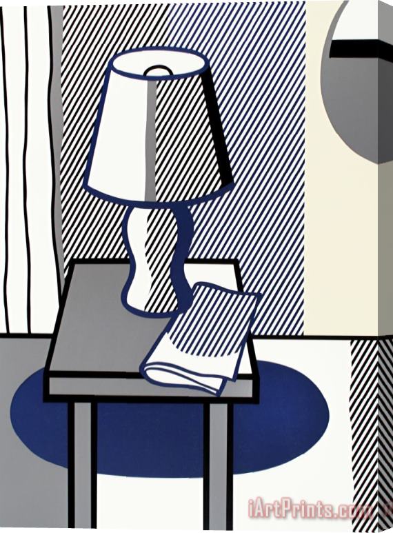 Roy Lichtenstein The Poetry Project Symposium Poster, 1988 Stretched Canvas Print / Canvas Art