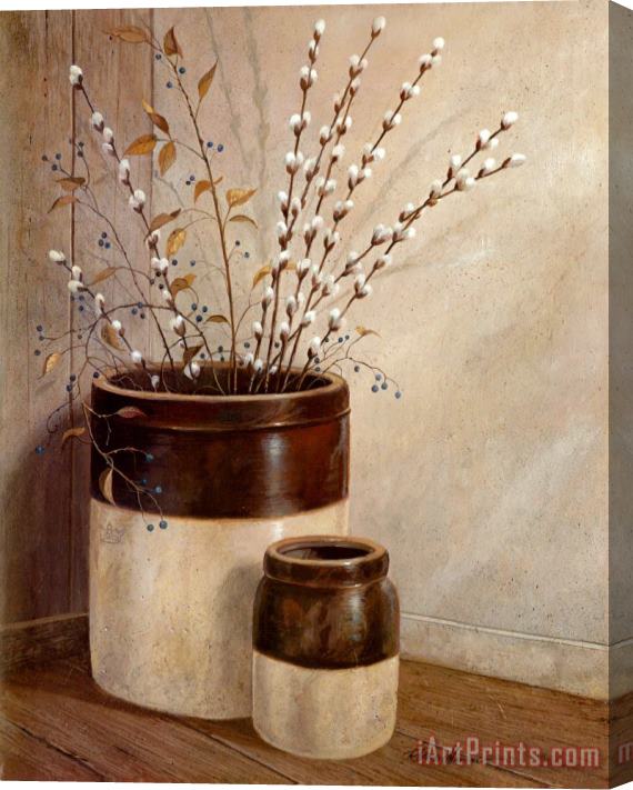 Ruane Manning Pussy Willows And Spring Stretched Canvas Painting / Canvas Art