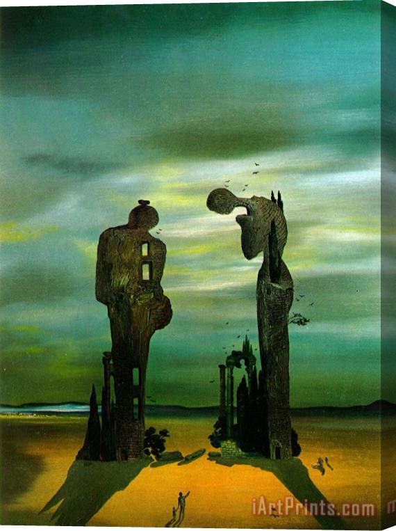 Salvador Dali Archeological Reminiscence Millet's Angelus Stretched Canvas Painting / Canvas Art