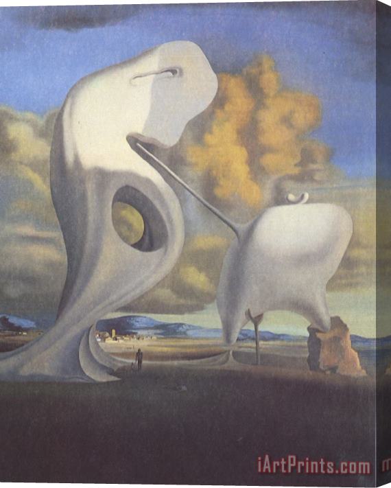 Salvador Dali The Architectonic Angelus of Millet Stretched Canvas Painting / Canvas Art