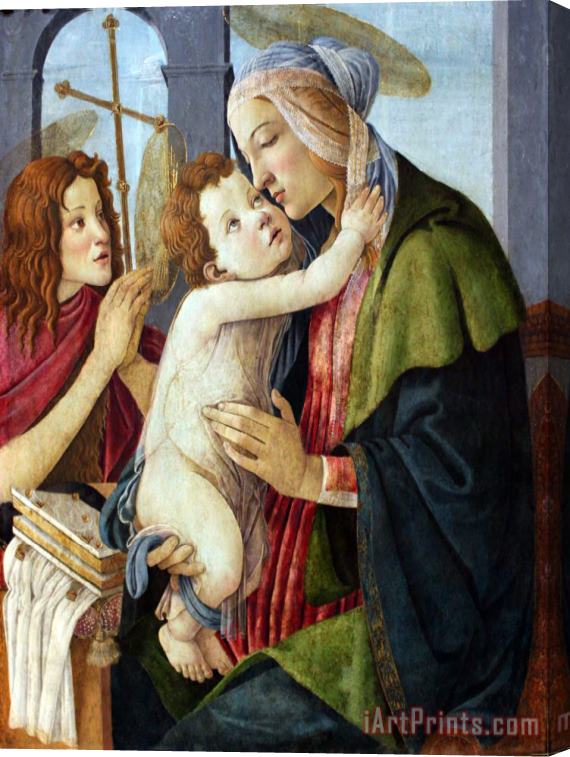 Sandro Botticelli Madonna And Child with The Infant St. John Stretched Canvas Print / Canvas Art