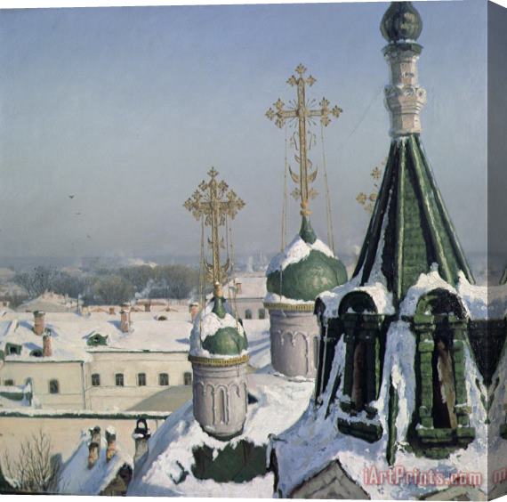 Sergei Ivanovich Svetoslavsky View from a Window of the Moscow School of Painting Stretched Canvas Print / Canvas Art