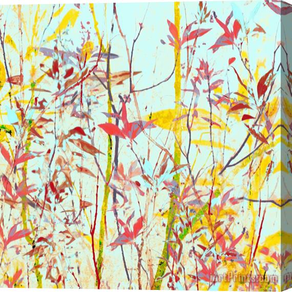 Sia Aryai Radiant Foliage III Stretched Canvas Painting / Canvas Art
