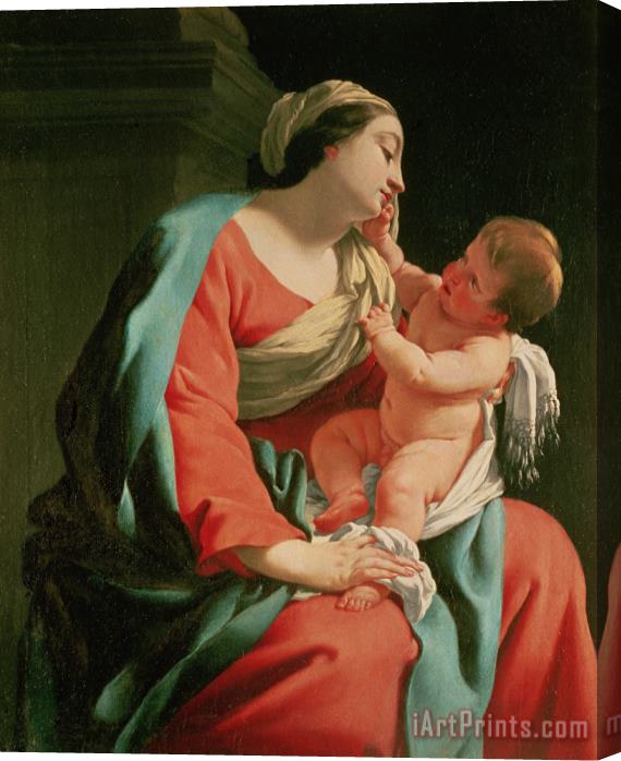Simon Vouet Madonna and Child Stretched Canvas Print / Canvas Art