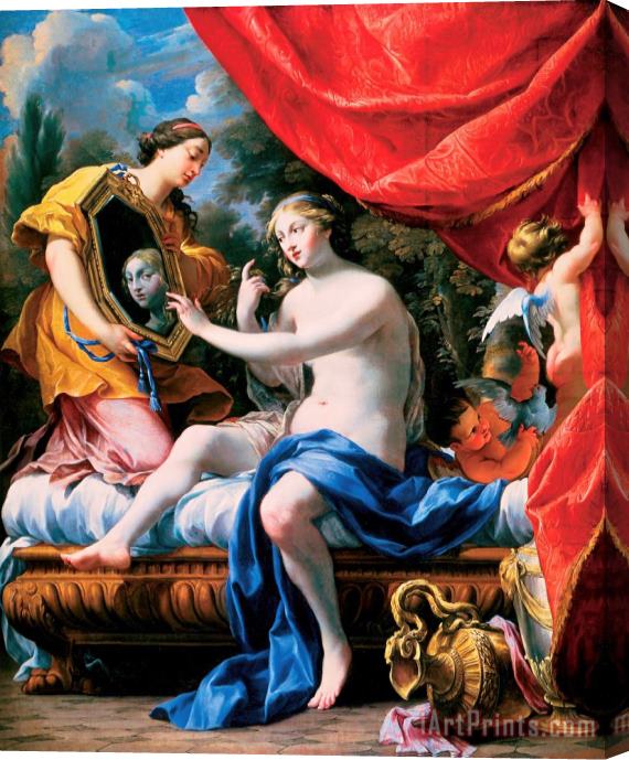 Simon Vouet The Toilette of Venus Stretched Canvas Painting / Canvas Art