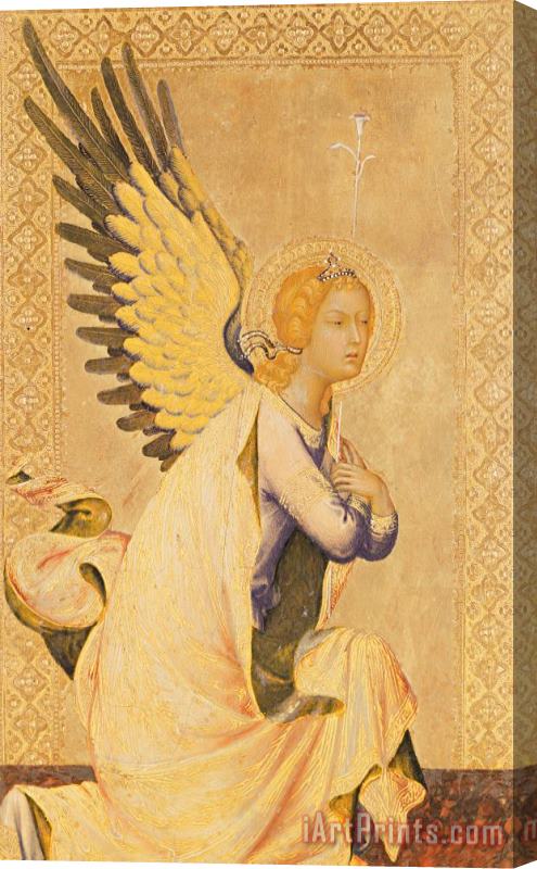 Simone Martini Angel Gabriel Stretched Canvas Painting / Canvas Art