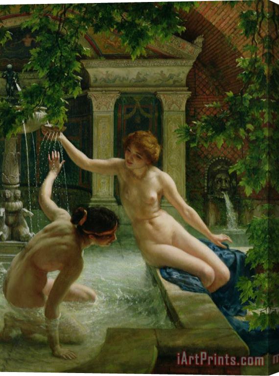 Sir Edward John Poynter Water Babies Stretched Canvas Painting / Canvas Art