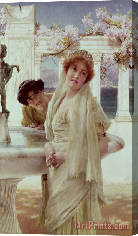 Sir Lawrence Alma-Tadema A Difference of Opinion Stretched Canvas Print / Canvas Art