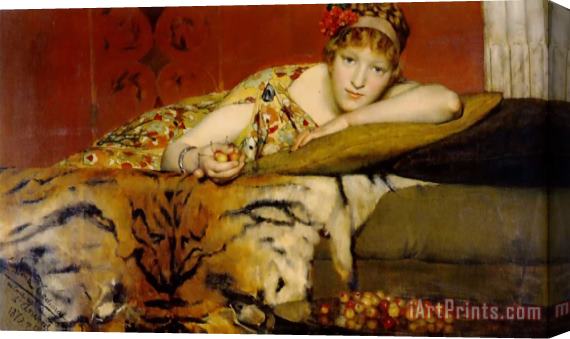 Sir Lawrence Alma-Tadema Cherries Stretched Canvas Painting / Canvas Art