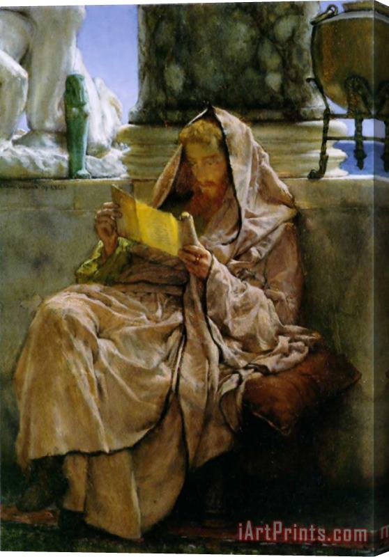 Sir Lawrence Alma-Tadema Prose Stretched Canvas Print / Canvas Art
