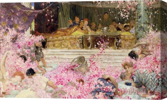 Sir Lawrence Alma-Tadema Study for The Roses of Heliogabulus Stretched Canvas Print / Canvas Art