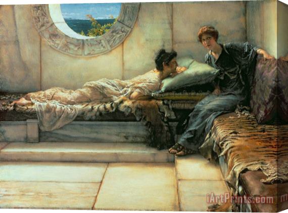 Sir Lawrence Alma-Tadema The Secret Stretched Canvas Painting / Canvas Art