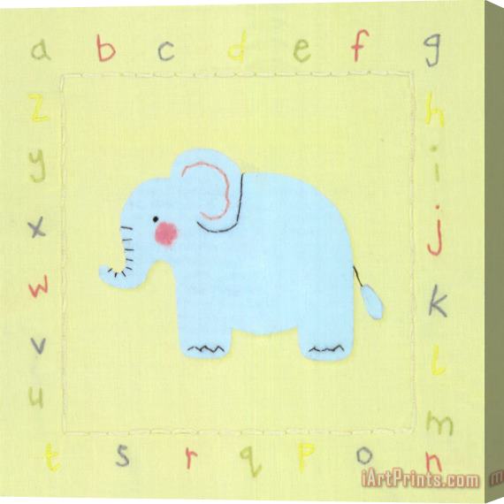 Sophie Harding Alphabet Animals II Stretched Canvas Painting / Canvas Art