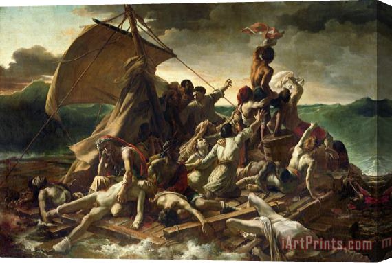 Theodore Gericault The Raft of the Medusa Stretched Canvas Painting / Canvas Art