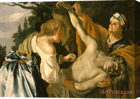 Theodore van Baburen The Nursing of Saint Sebastian Stretched Canvas Print / Canvas Art