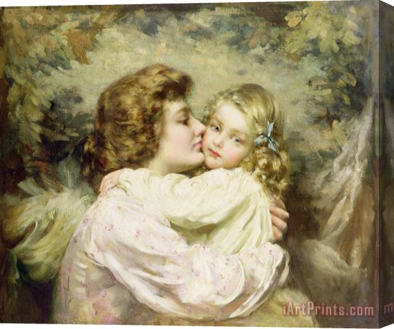 Thomas Benjamin Kennington Mother and Daughter Stretched Canvas Painting / Canvas Art