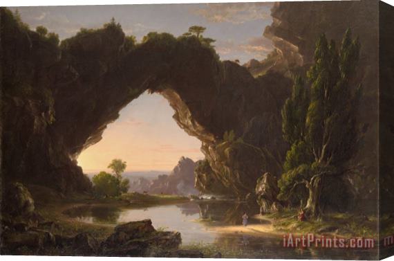 Thomas Cole Evening in Arcady, 1843 Stretched Canvas Print / Canvas Art