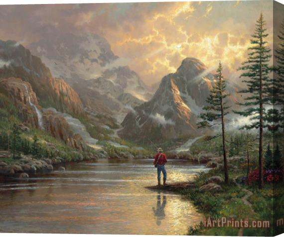 Thomas Kinkade Almost Heaven Stretched Canvas Painting / Canvas Art