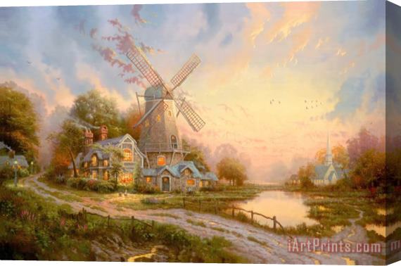 Thomas Kinkade The Wind of The Spirit Stretched Canvas Print / Canvas Art