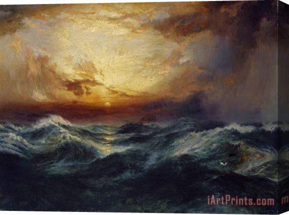 Thomas Moran Sunset After a Storm Stretched Canvas Painting / Canvas Art