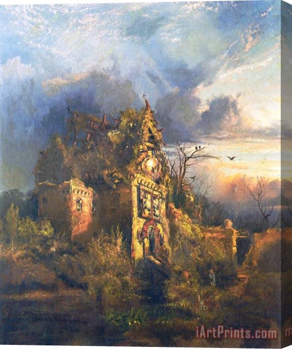 Thomas Moran The Haunted House Stretched Canvas Painting / Canvas Art