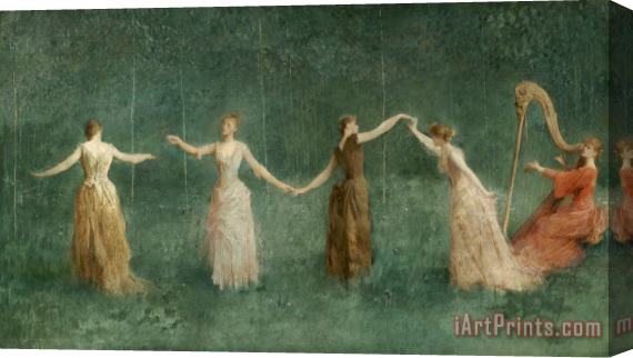 Thomas Wilmer Dewing Summer Stretched Canvas Print / Canvas Art