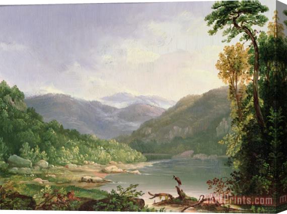 Thomas Worthington Whittredge Kentucky River Stretched Canvas Painting / Canvas Art