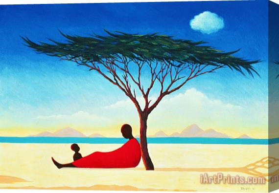 Tilly Willis Turkana Afternoon Stretched Canvas Print / Canvas Art