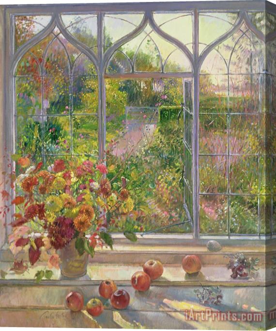 Timothy Easton Autumn Windows Stretched Canvas Painting / Canvas Art