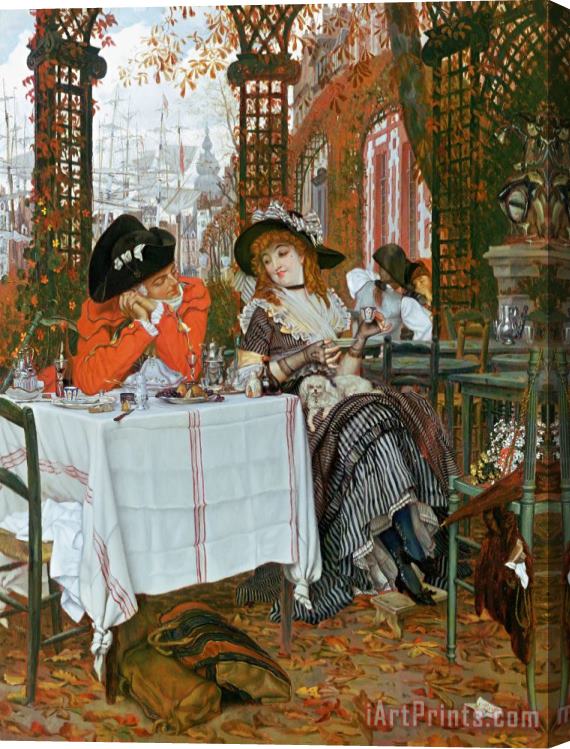 Tissot A Luncheon Stretched Canvas Print / Canvas Art