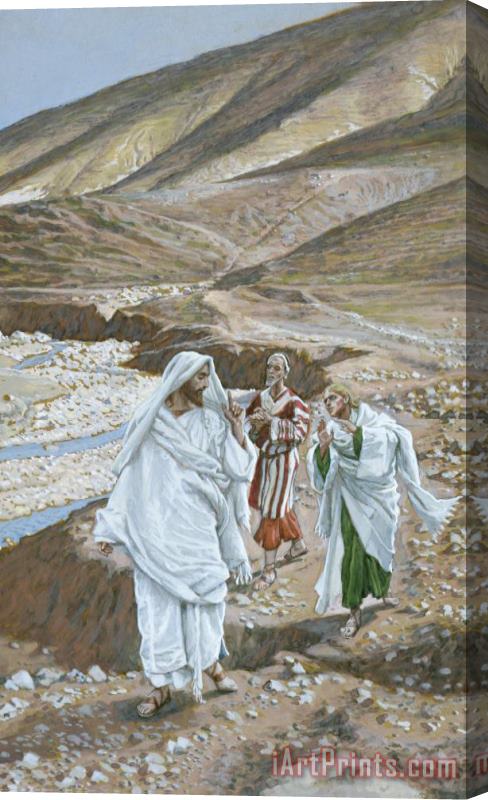 Tissot The Calling of St. Andrew and St. John Stretched Canvas Print / Canvas Art