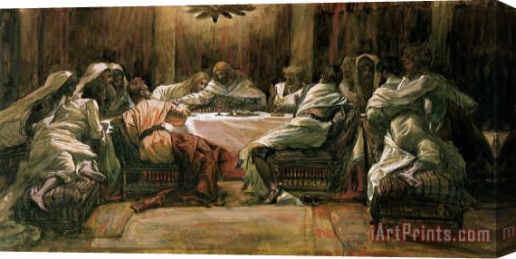 Tissot The Last Supper Stretched Canvas Painting / Canvas Art
