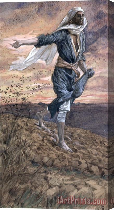 Tissot The Sower Stretched Canvas Print / Canvas Art