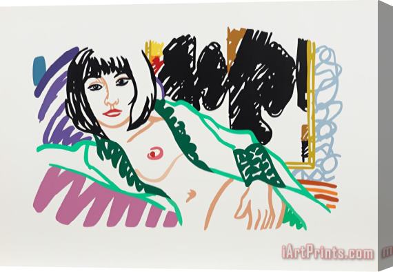 Tom Wesselmann Monica in Robe with Motherwell, 1994 Stretched Canvas Print / Canvas Art