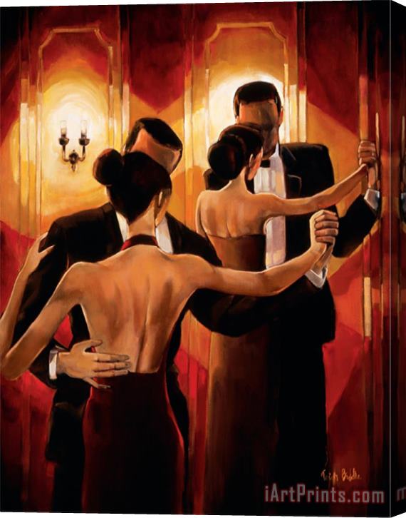 Trish Biddle Tango Shop II Stretched Canvas Painting / Canvas Art