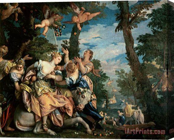 Veronese The Rape Of Europa Stretched Canvas Painting / Canvas Art