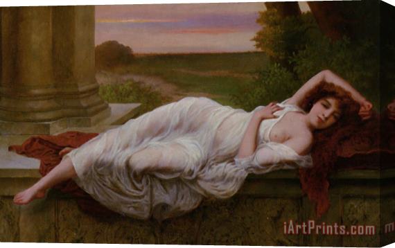 Vincent G. Stiepevich Reclining Beauty Stretched Canvas Print / Canvas Art