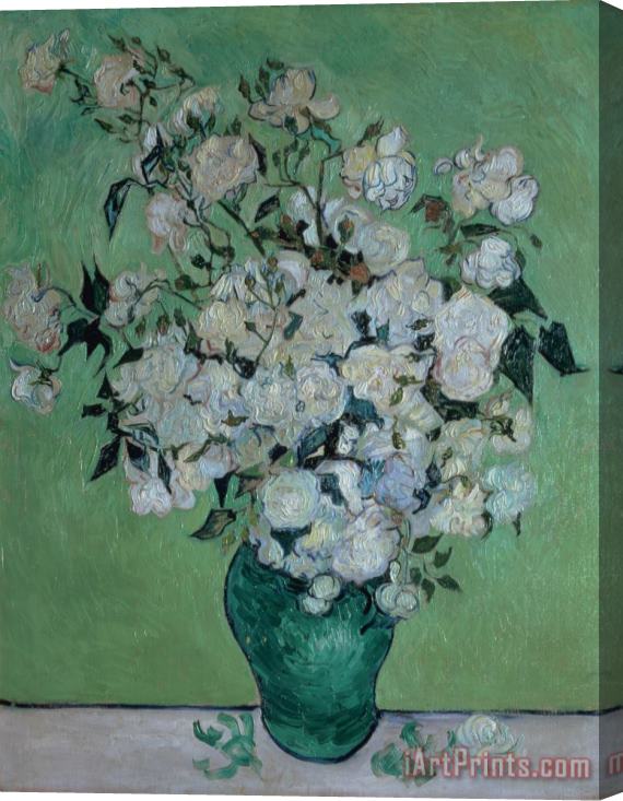 Vincent van Gogh A Vase of Roses Stretched Canvas Painting / Canvas Art