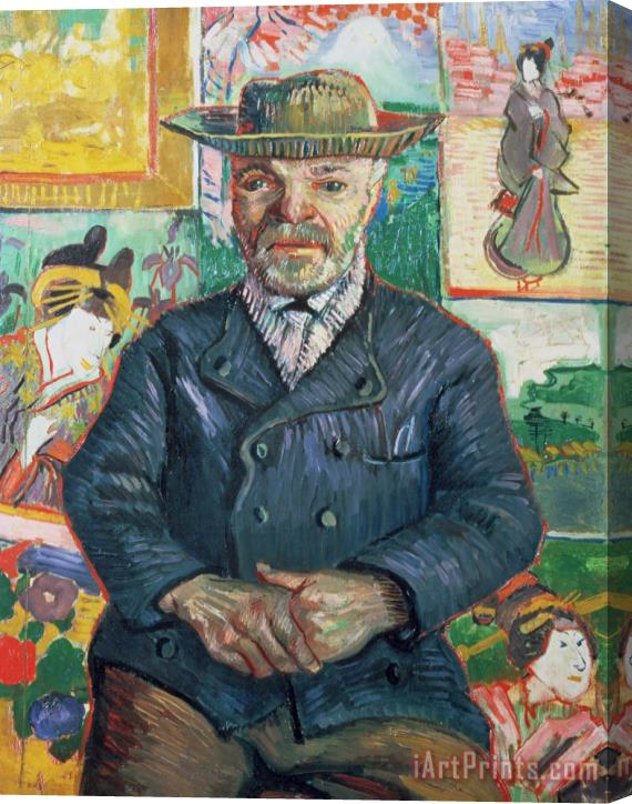 Vincent van Gogh Pere Tanguy Stretched Canvas Print / Canvas Art
