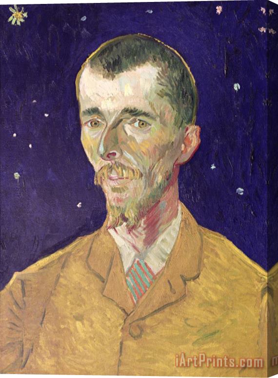 Vincent van Gogh Portrait Of Eugene Boch Stretched Canvas Print / Canvas Art