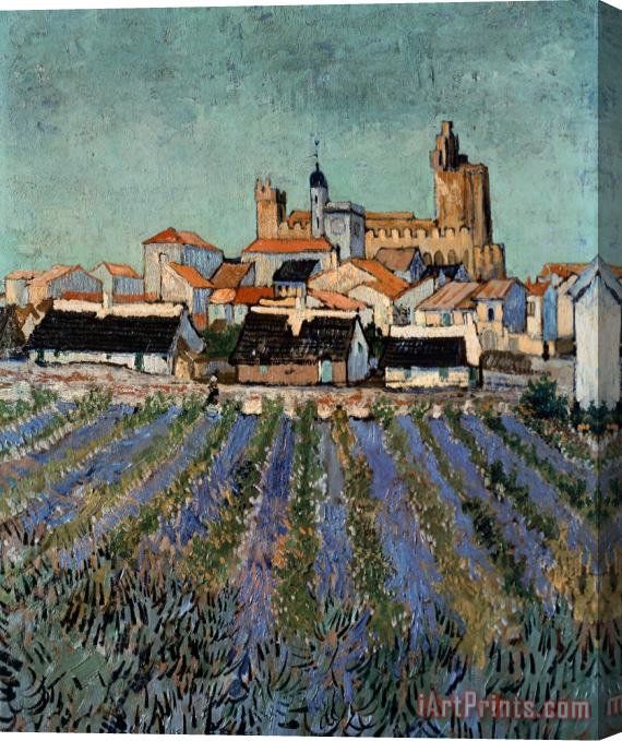 Vincent van Gogh Saintes Maries De La Mer Stretched Canvas Painting / Canvas Art