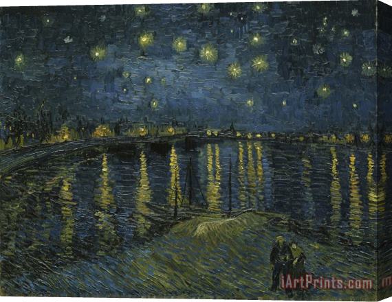 Vincent van Gogh Starry Night Stretched Canvas Print / Canvas Art